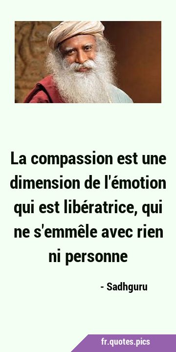 La compassion est une dimension de l