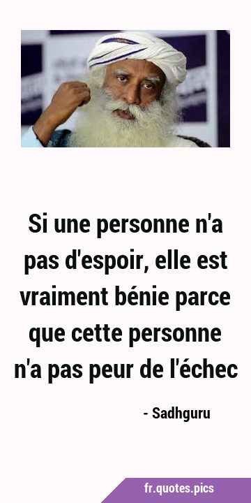 Si une personne n