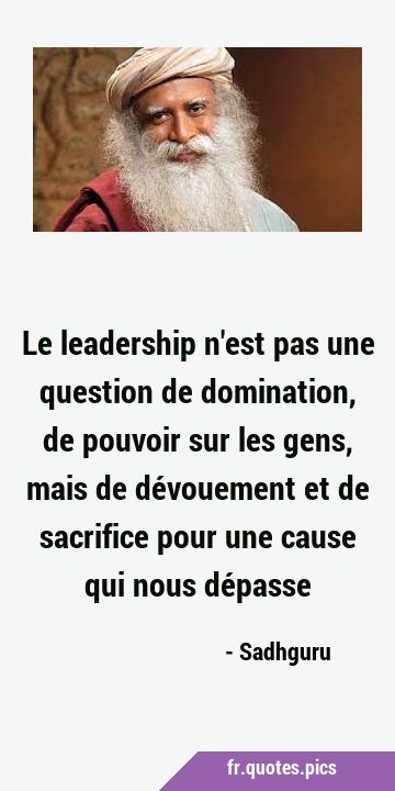 Le leadership n